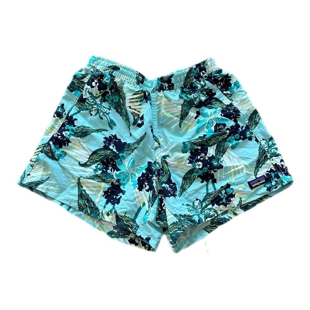 Patagonia Baggies Shorts Womens‎ XS 5" 57057 Floral Athleisure Outdoors Gorpcore